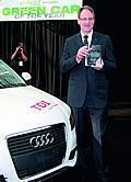 Johan de Nysschen, President Audi of America, bei der Verleihung des Green Car of the Year Award.